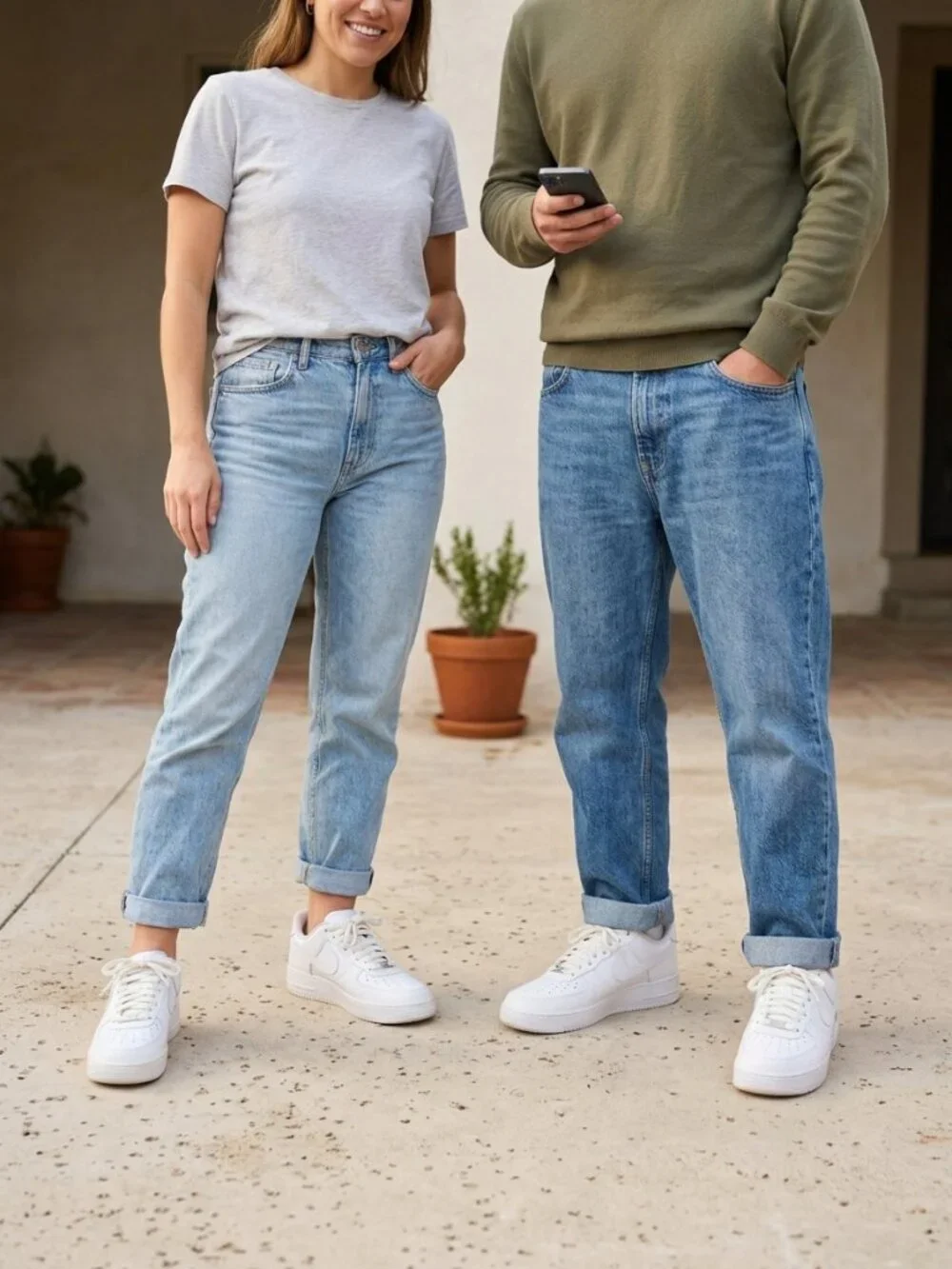 Nike Air Force 1 Low '07 Triple White Size 8.5M / 10W CW2288-111